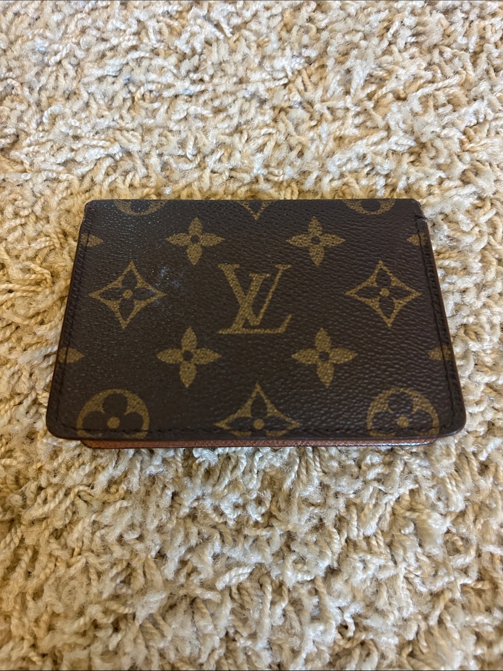 Louis Vuitton Monogram Canvas Card Sleeve in Brown